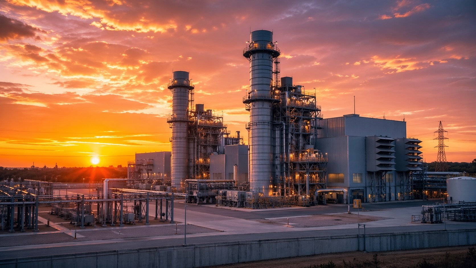 Panoramic industrial power infrastructure