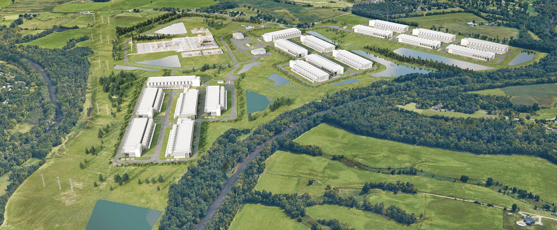 Pennsylvania Digital 1 (PAX-1) — hyperscale data center campus rendering